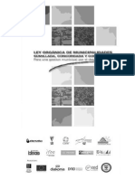 Ley Orgánica de Municipalidades Sumillada Por Enrique Quedena