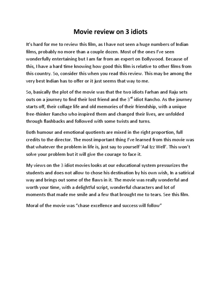 movie-review-on-3-idiots-pdf
