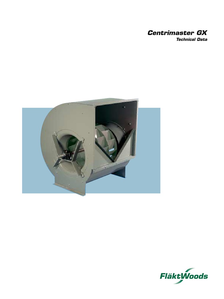 Centrimaster GX: Technical Data | PDF | Electric Motor