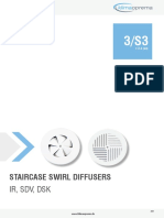 Staircase Swirl Diffusers: Ir, SDV, DSK