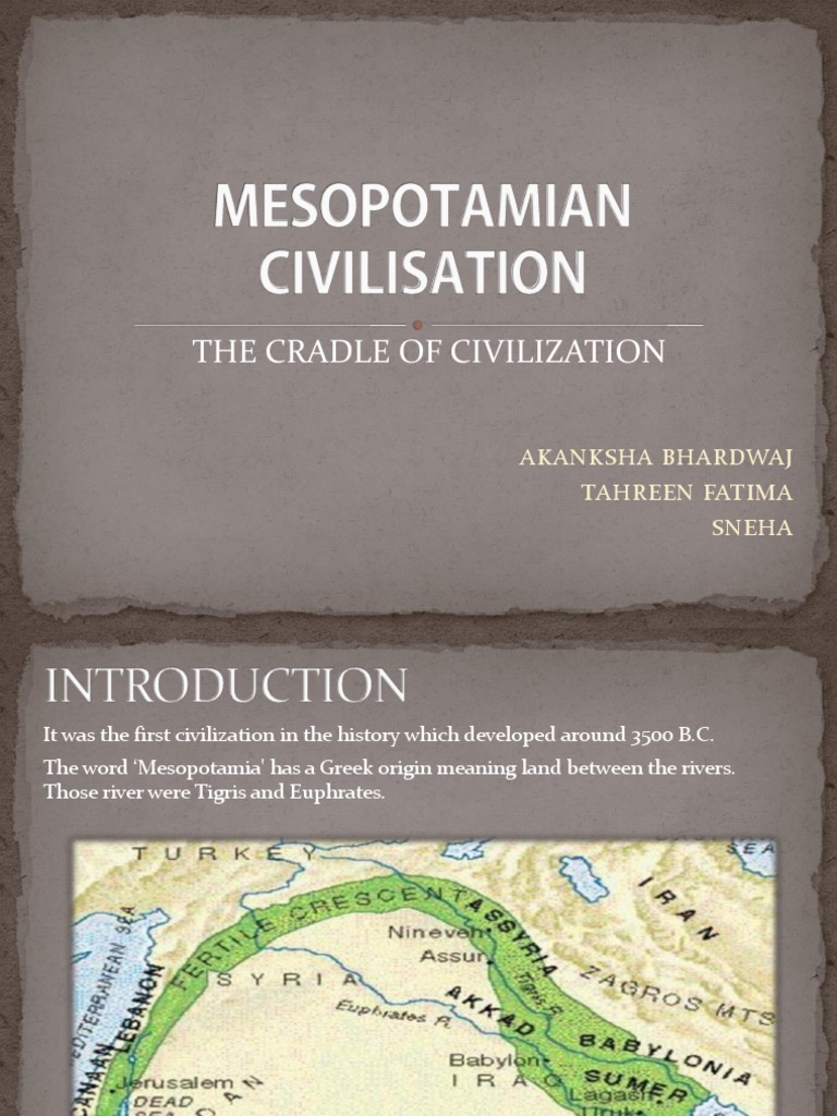 Mesopotamian Civilization PDF | PDF | Sumer | Mesopotamia