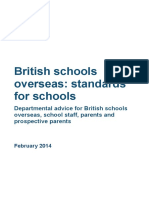 British Schools Overseas: Standards For Schools