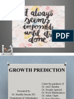 Growth Prediction Ii