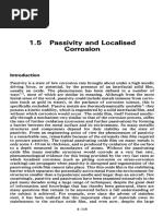 1.5 Passivity and Localised Corrosion