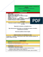 Plan de Clases de Ingles PDF