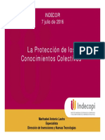 Protección Conocimientos Colectivos