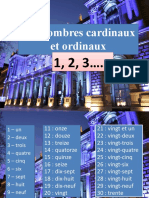 Learn French Nombres Cardinaux Ordinaux