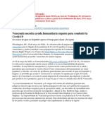 Embargado - Venezuela y Covid-19 Informe 26mayo2020