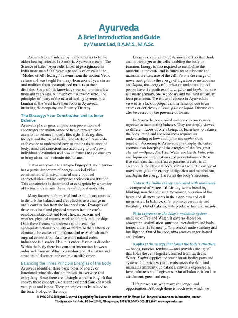 Ayurveda visual data 7