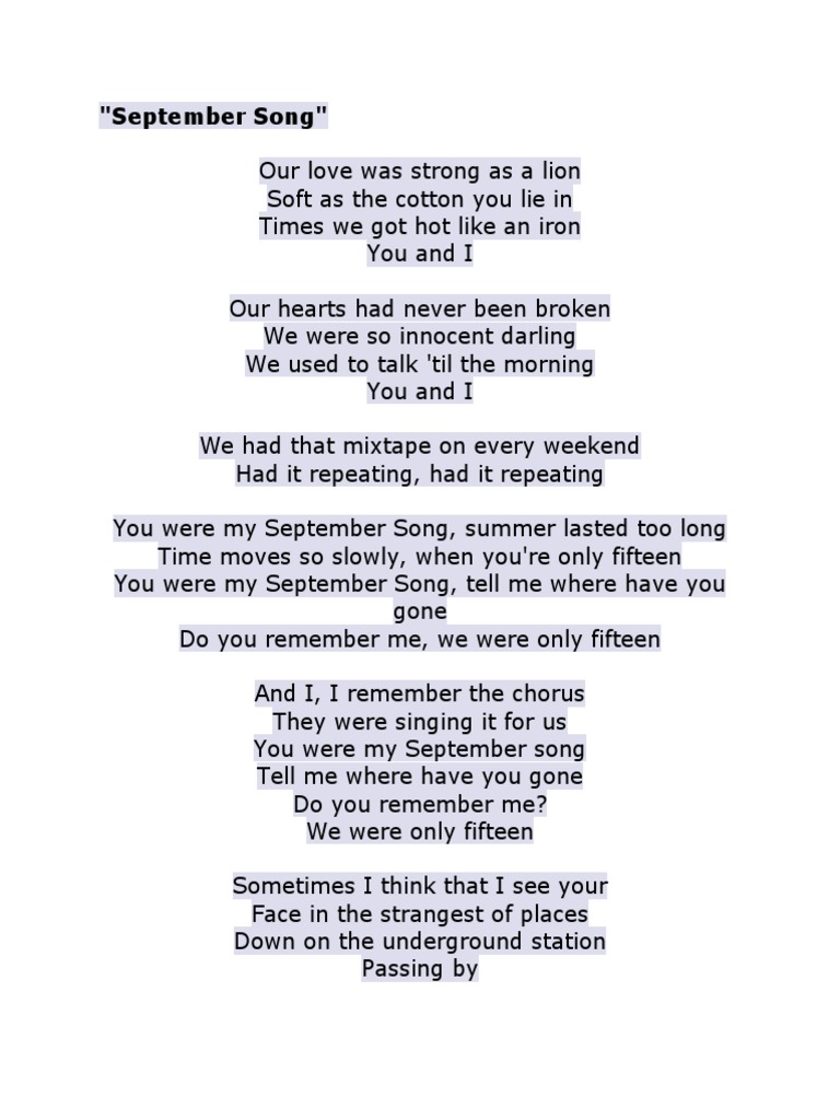 Sept Song | PDF | Poetry | Classics