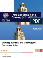 Welding, Bonding, and the Design of permanent joints