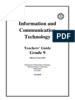 Information and Communication Technology: Grade 9