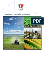 Afcor Intensive Agriculture Hydroponics and Open Land Farming Project Proposal For Mauritania: November 2019