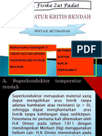 Temperatur Kritis Rendah