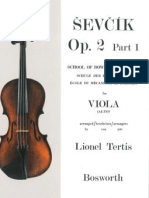 Oskar Sevcik School of Bowing Technique Viola Studies - Op 2 Part 1