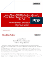 Using Allegro PCB SI To Analyze A Board's Power Delivery System From Power Source To Die Pad