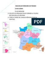 La Carte Des Nouvelles Régions de France