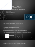 Script Analyzer:: A Tool For Quantitative Paleography
