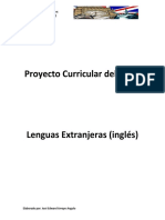Proyecto Curricular Inglés