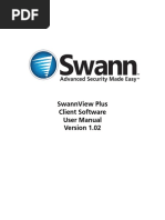 SwannView Plus Client Software User Manual V1.02 PDF