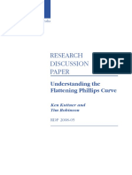 Research Discussion Paper: Understanding The Flattening Phillips Curve