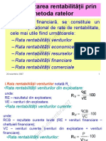 8 FacSEE ANUL4 CURSnr8 (Noiembr2007) AnEc - Analiza RENTABILITATII-2 PDF