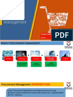 Pertemuan 121 Project Procurement Management PDF