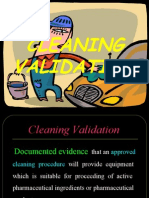 Cleaning Validation: 9 April ' 08 P.piensiripinyo