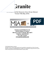 Granite: An Excerpt From The Dimension Stone Design Manual, Version VIII (May 2016)