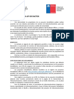 Minuta Ejecutiva Ley de Ductos PDF