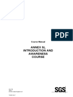 Annex SL Intro and Awareness Course - DM - Section 1 - 0314