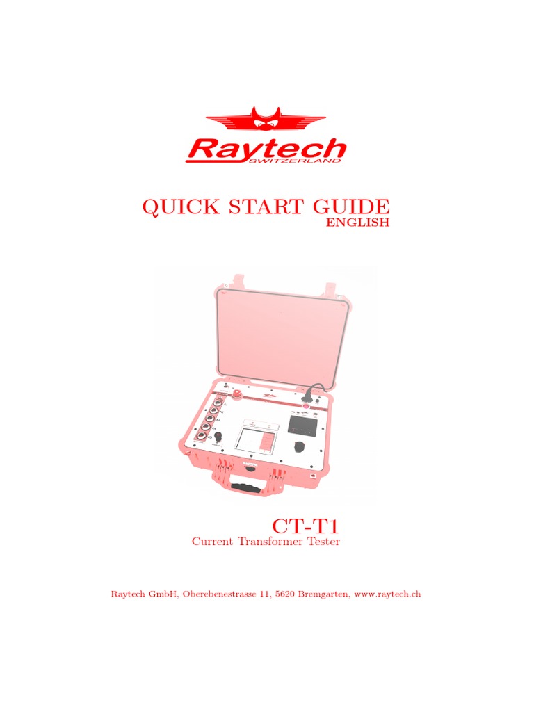 Quick Start Guide: English | PDF | Transformer | Electronic Engineering