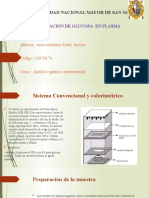 Determincion de Glucosa en Sangre