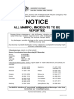 Notice: All Marpol Incidents To Be Reported