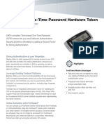 Fortitoken One-Time Password Hardware Token: Ftk-200, Ftk-200Cd and Ftk-220