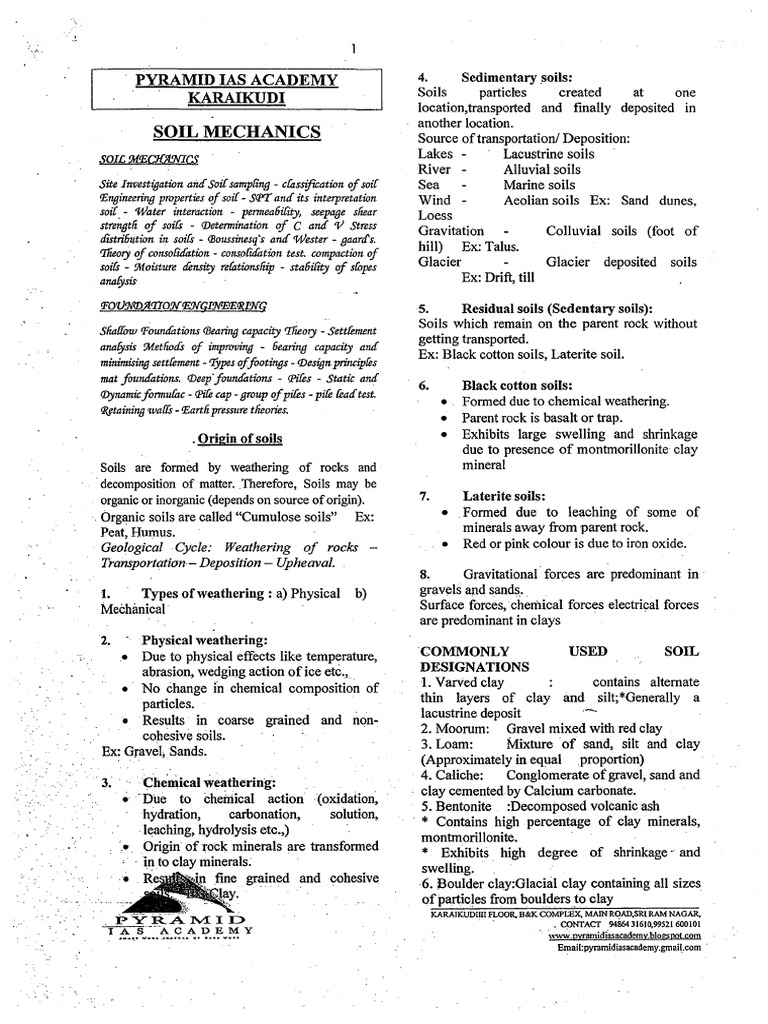 Soil Mechanics and Foundation Engineering | PDF