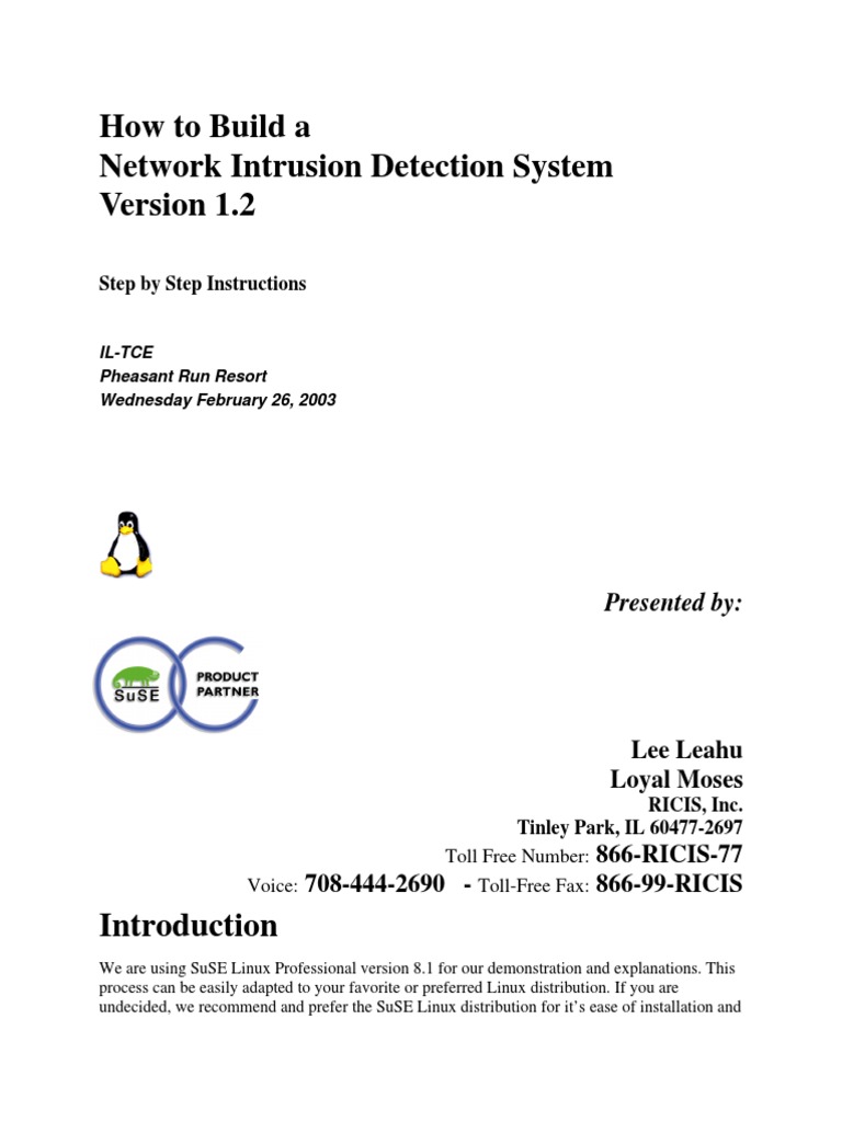 How To Build A Network Intrusion Detection System: Step by Step ...