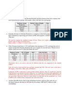 FINA 410 - Exercises: Estimating the Beta and Capitalizing Expenditures