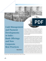 Cash Management and Payment Developments in India: Bank Offerings and New Corporate Best Practices