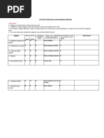 Lista de cotejo