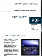 Climatology in Architecture: Cape Town