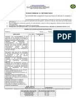 Actividad Semana 10. Aprende en Casa. Auto y Coevaluacion