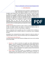 Activos financieros: Características y tipos de renta fija y variable