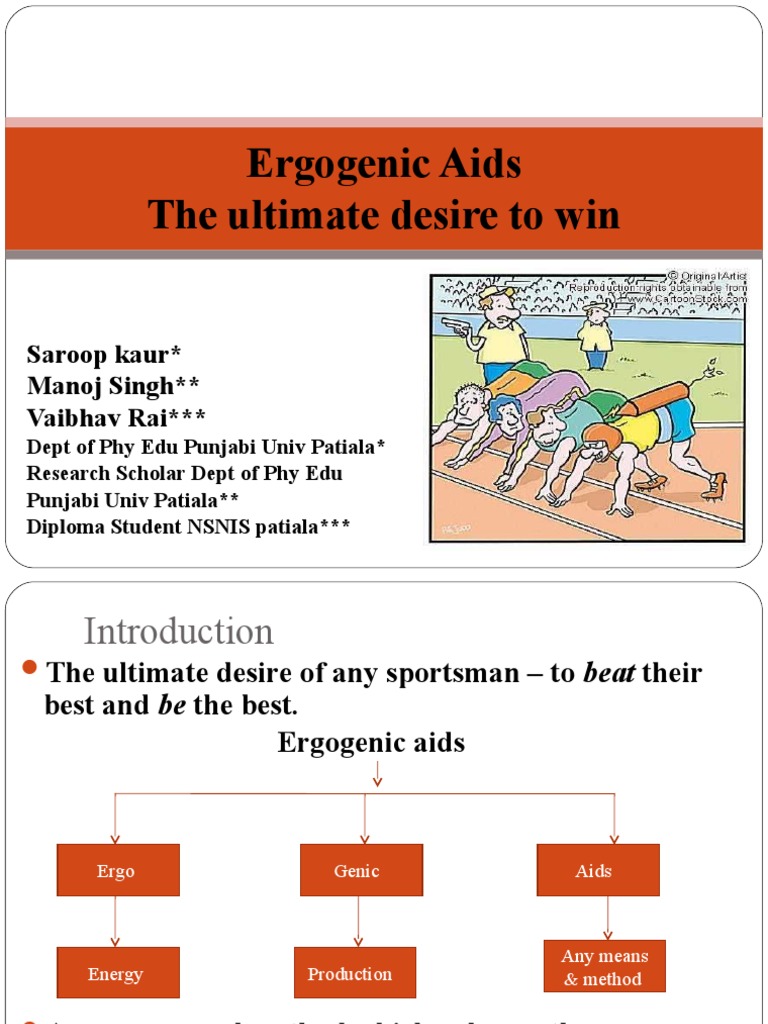 Ergogenic Aids PDF Medical Treatments Sports