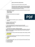 Tercer Parcial Banco de Preguntas - Epidemiología PDF