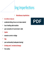Welding Imperfections: Miscellaneous Imperfections Arc Strike or Stray Arc