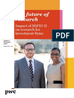 The Future of Research Mifid II