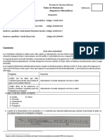 Taller Introduccion A La Modelacion PDF