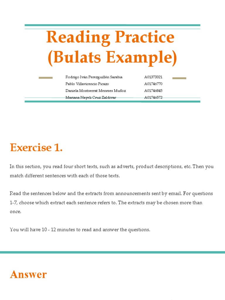 Reading Presentation Pdf