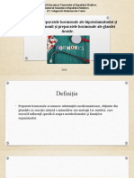 Hormonii Și Preparatele Hormonale Ale Hipotalamulsului Și Hipofizei. Hormonii Și Preparatele Hormonale Ale Glandei Tiroide.